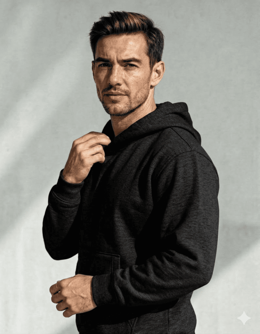 Black Hoodie view 2