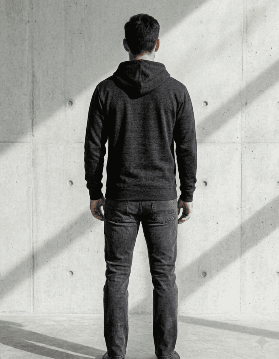 Black Hoodie view 3