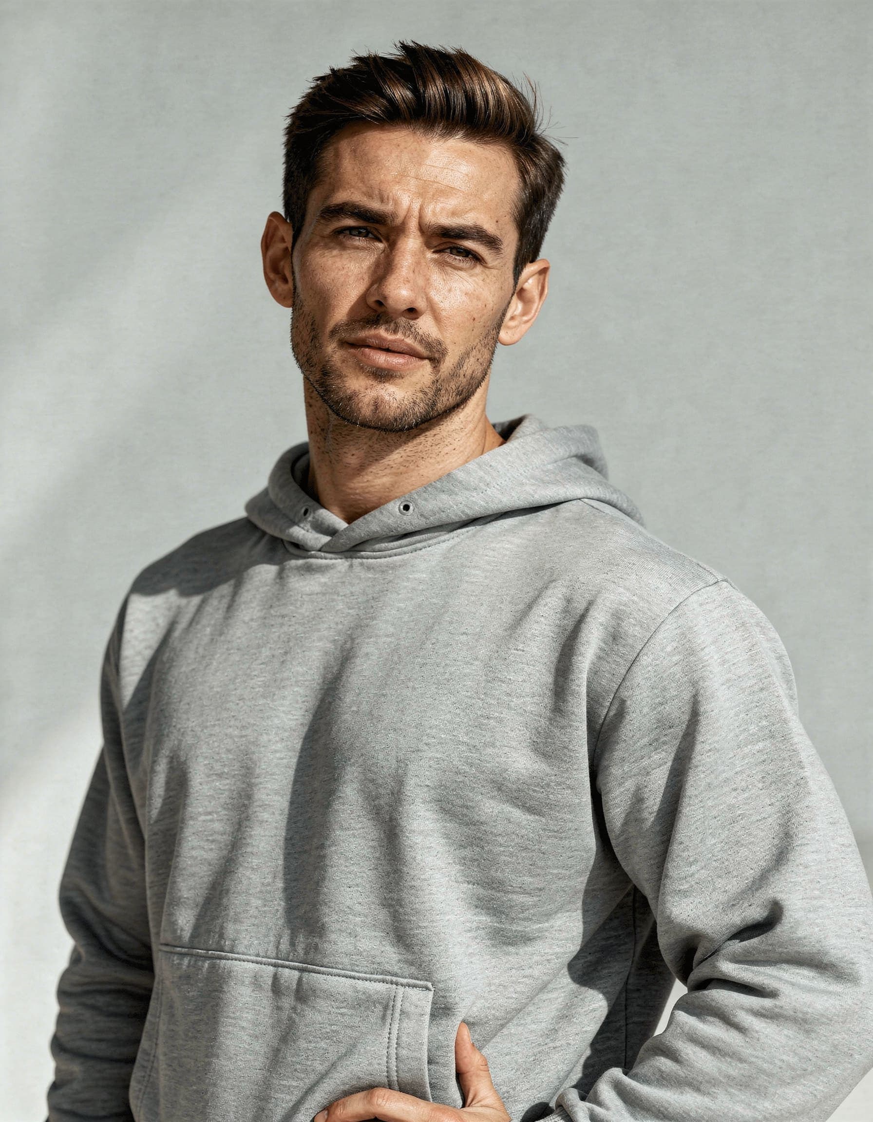 Gray Hoodie view 1